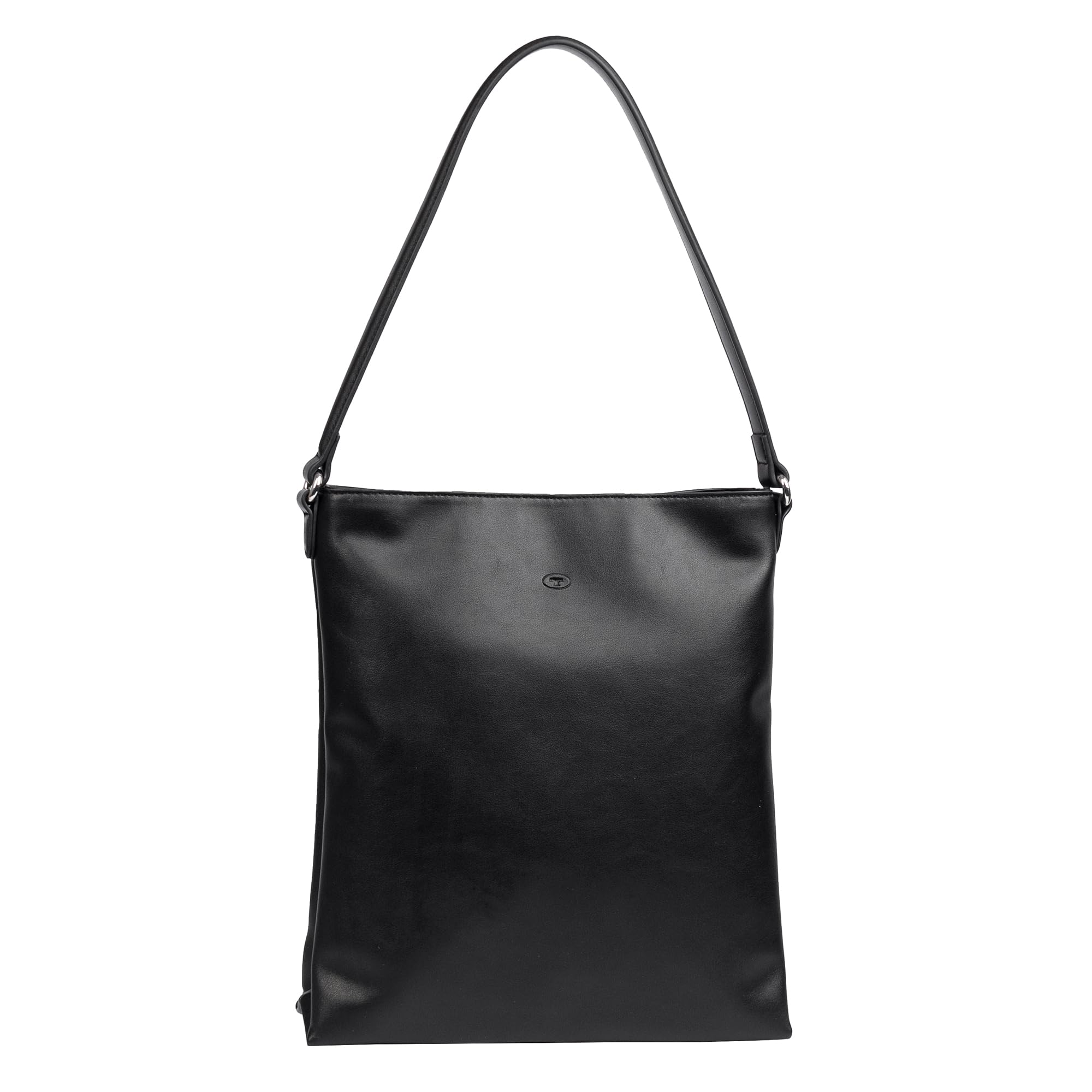 TOM TAILOR Ladies Poppy Black Shoulder Bag, black, M