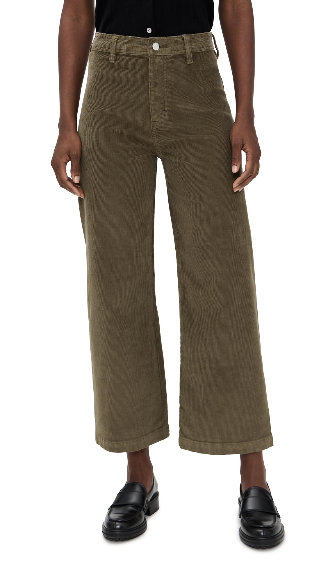 Pistola Womens Penny High Rise Wide Leg Crop Jeans