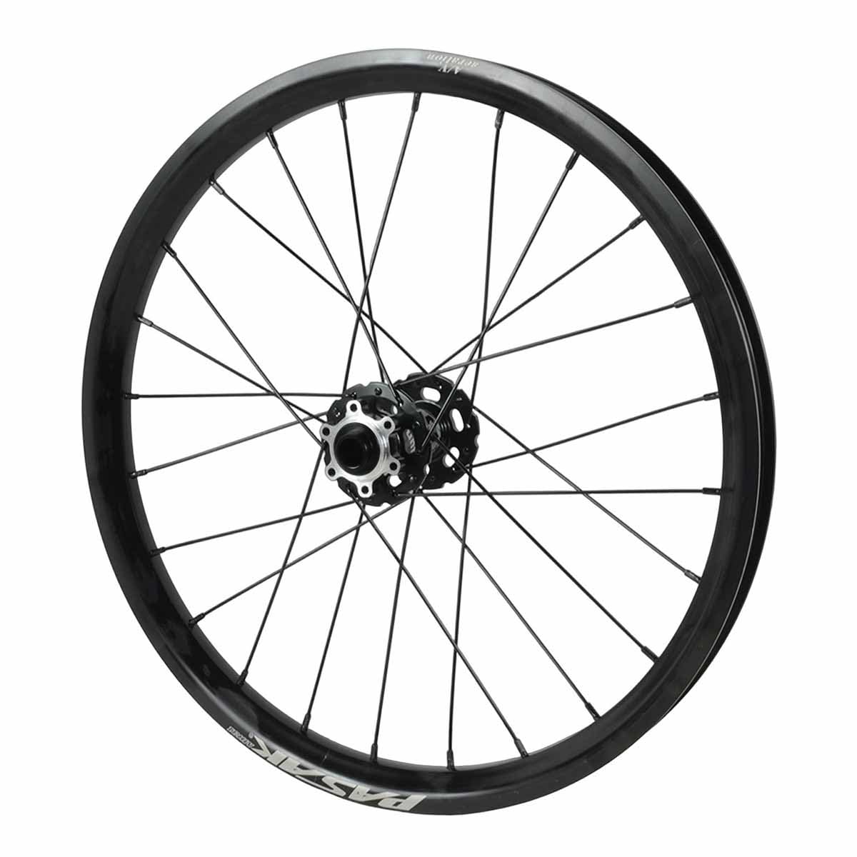 Ruota Anteriore Per Bici Pieghevole 20" Freno A Disco 712g Ruote Con Perno Passante 100×12/15mm Cerchi A Doppia Parete 2 Cuscinetti Sigillati Pneumatici Da 1.5"-2.6"