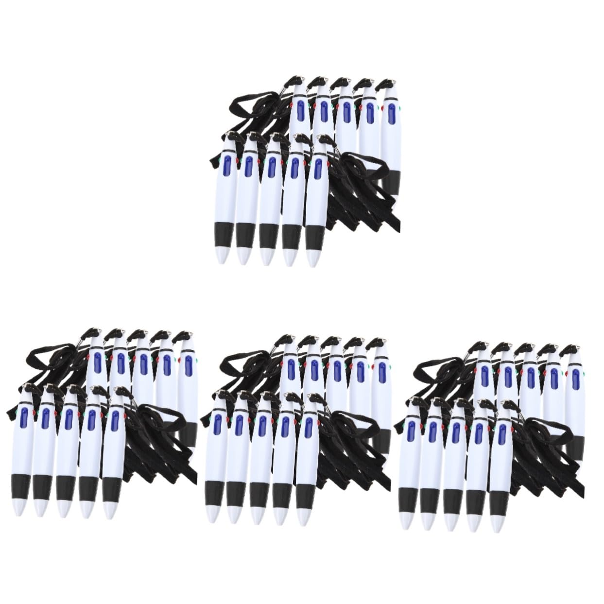 Lurrose Lot De 4 Stylos Rétractables Pour Enseignants Étudiants Et Médecins (10 Pièces X 4)