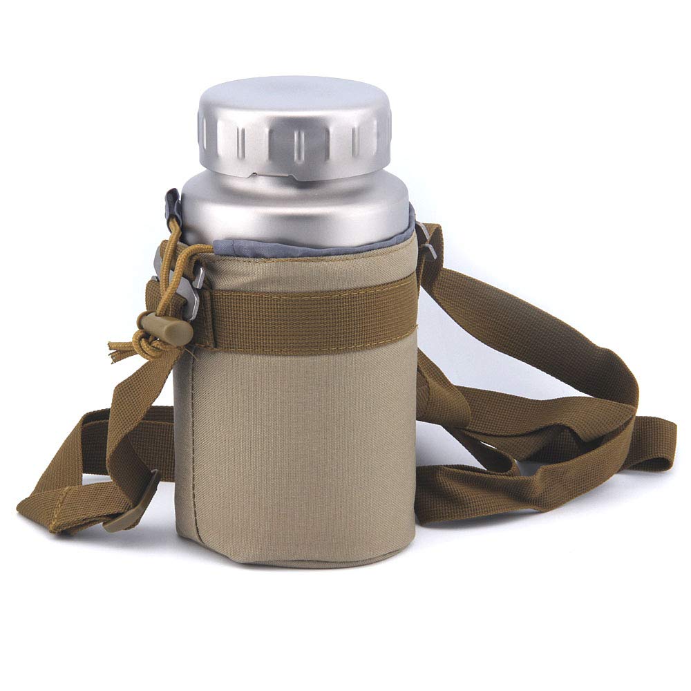 Keith0.9L/1.2L Titanium Water Bottle Outdoor Sports Large Capacity Wide-mouth Flask with Lid Cycling Drinking Flask Pot