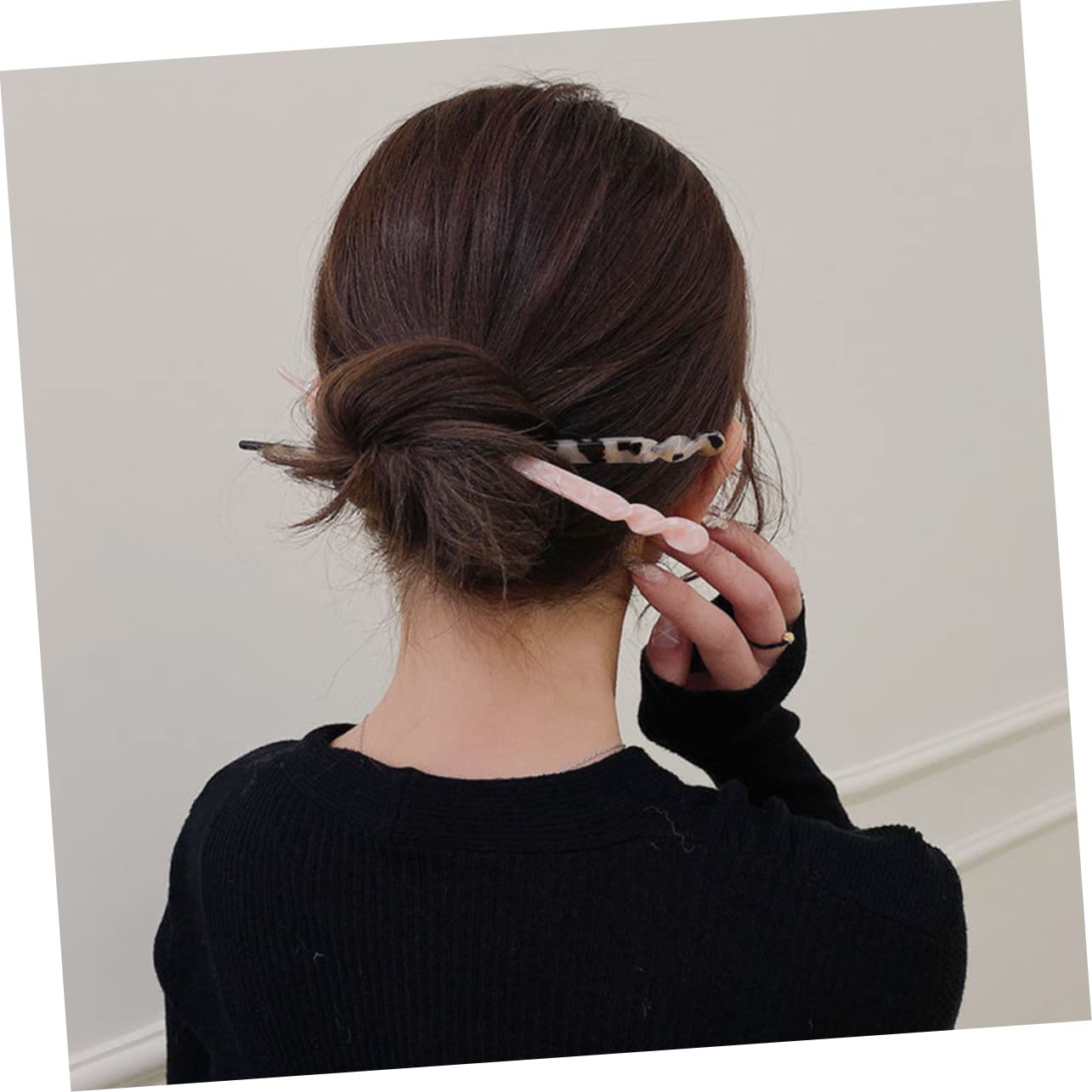 DOITOOL 24pièces Épingles à Cheveux Écailles De Tortue Acétate Pour Chignon Accessoires De Coiffure Élégants Outils De Stylisation Classiques Et