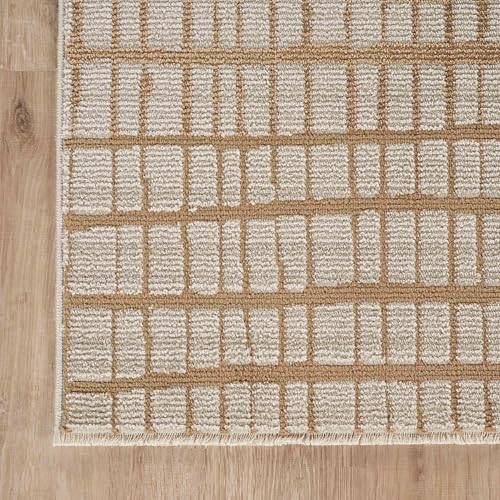 Tapete beige Abani Collection 120x180 cm diseño moderno miniatura 6
