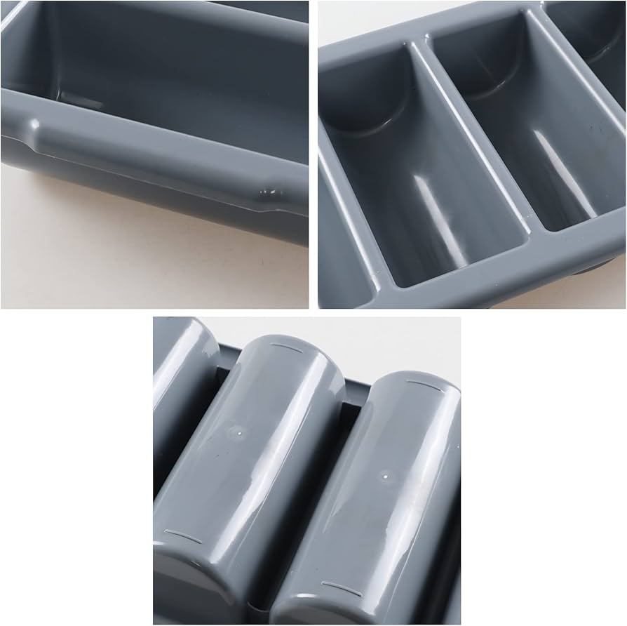 Amazon.com - Sandmovie Commercial Plastic 4-Compartment Cutlery