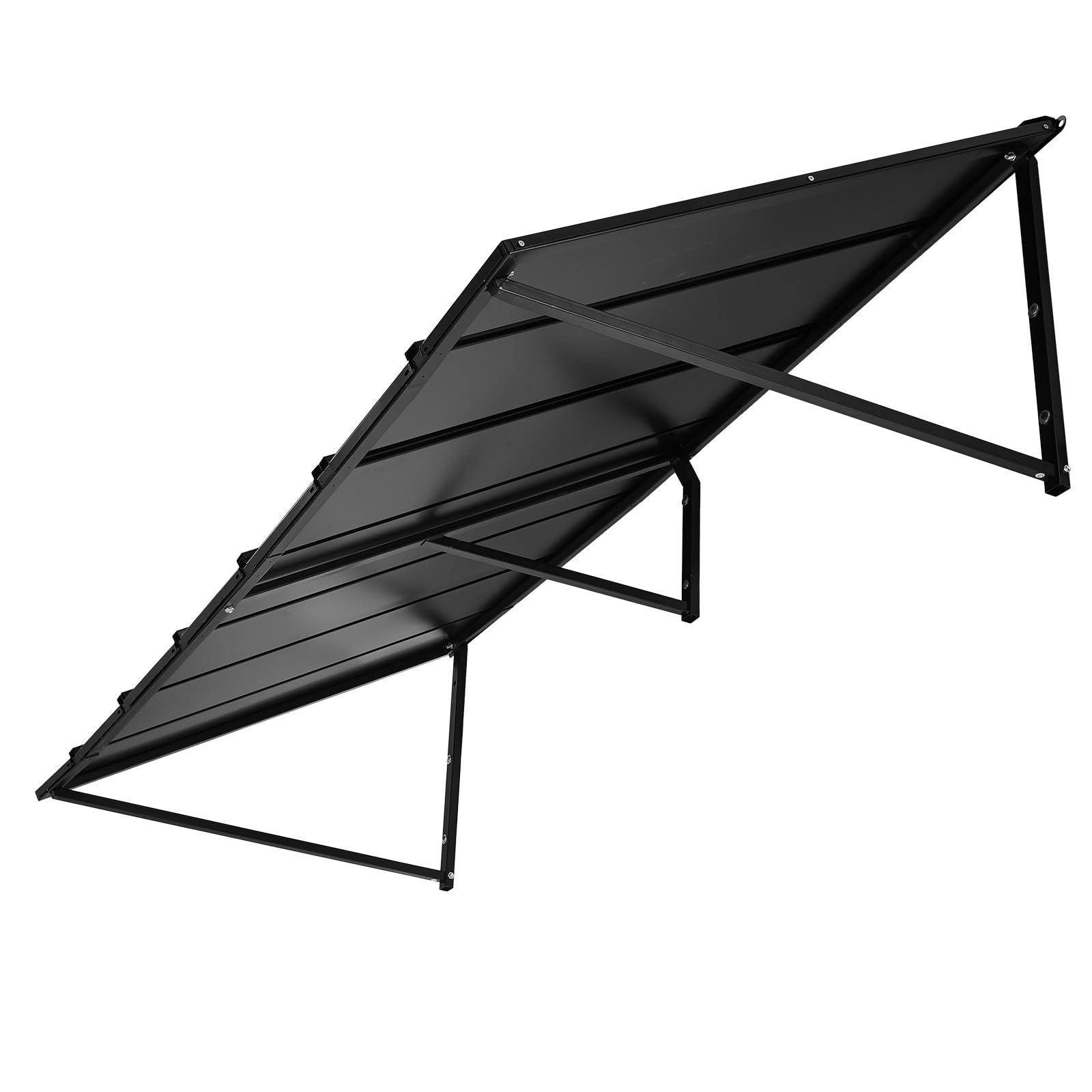 VEVOR Pensilina per Finestra Porta da 2032 x 910 mm Tettoia per Porta Ingresso, Acciaio Verniciato a Polvere Antiruggine, Pensilina per Patio Esterno, per Protezione da Pioggia, Neve e Luce Solare