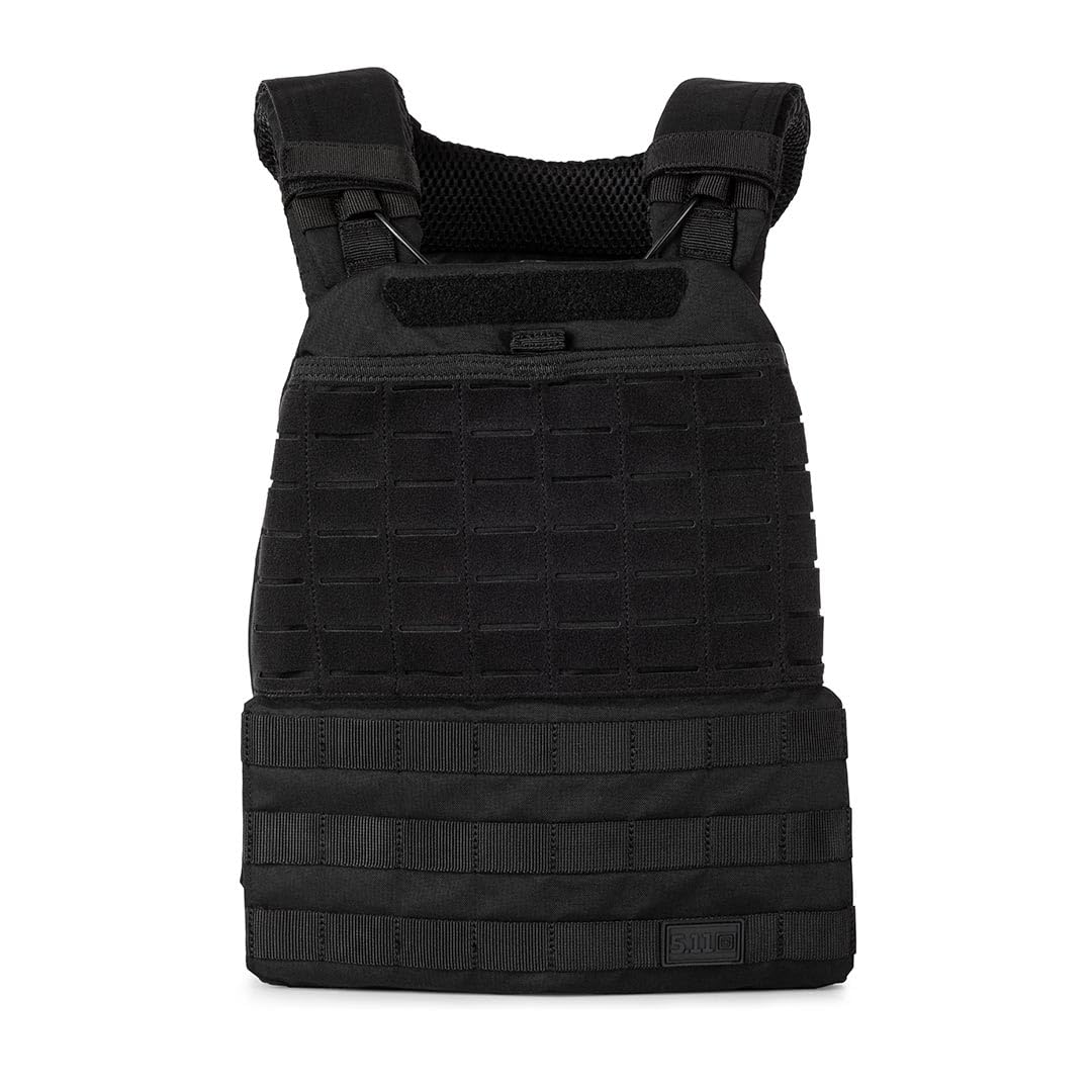 5.11 Taktische Weste mit Schildhalter – große Reichweite – leichte Materialien – Griff zum Herausziehen – Nylon