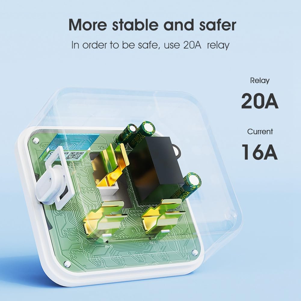 WiFi Smart Socket Universal Plug APP Controls Voice Timing 2 4G Wireless Plug Switch US Plug White — view 4