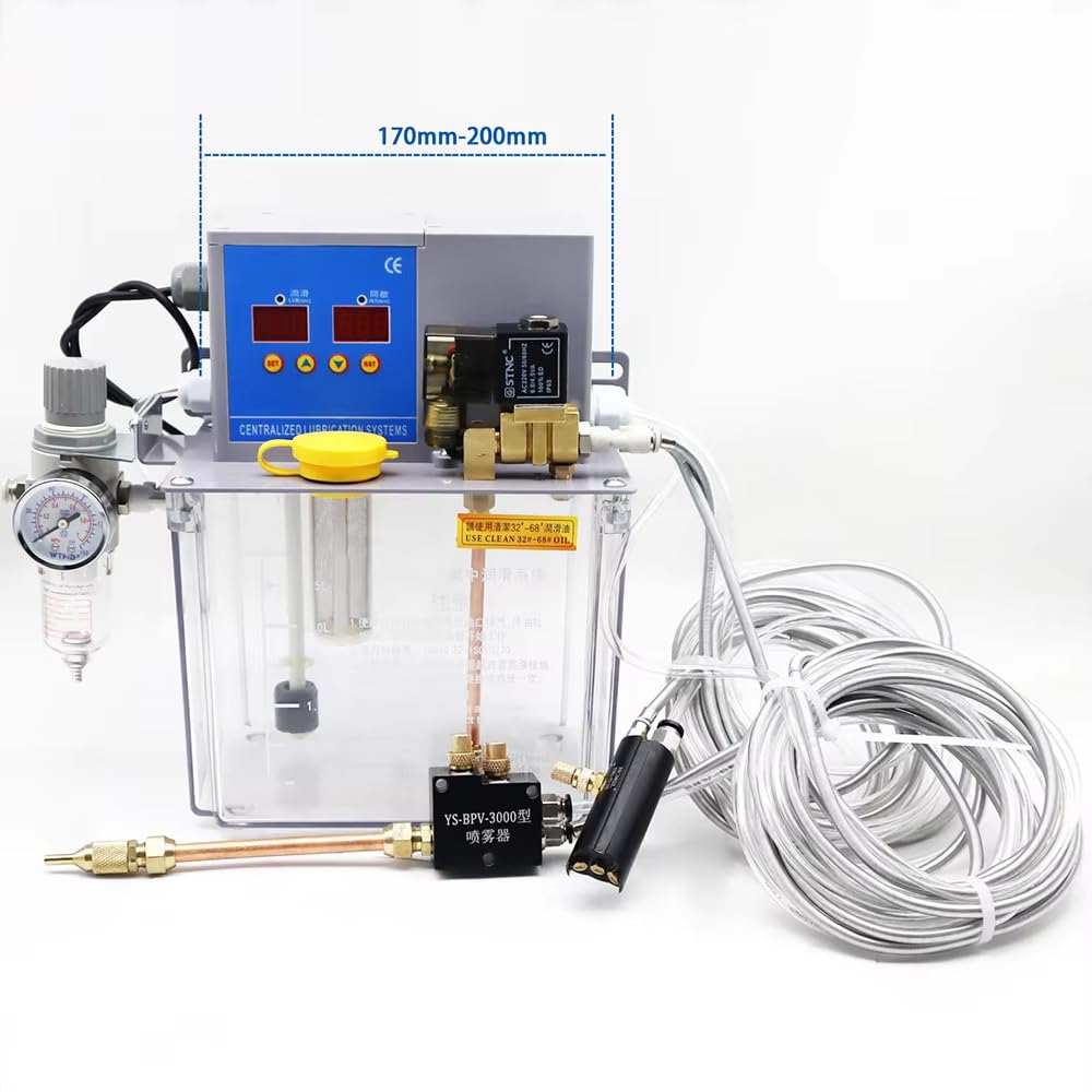 Dispositivo de Inyección de Aceite para Cilindro de Lubricación de Máquina de Roscado de 3 Litros, Microvolumen de Corte por Pulverización Automática