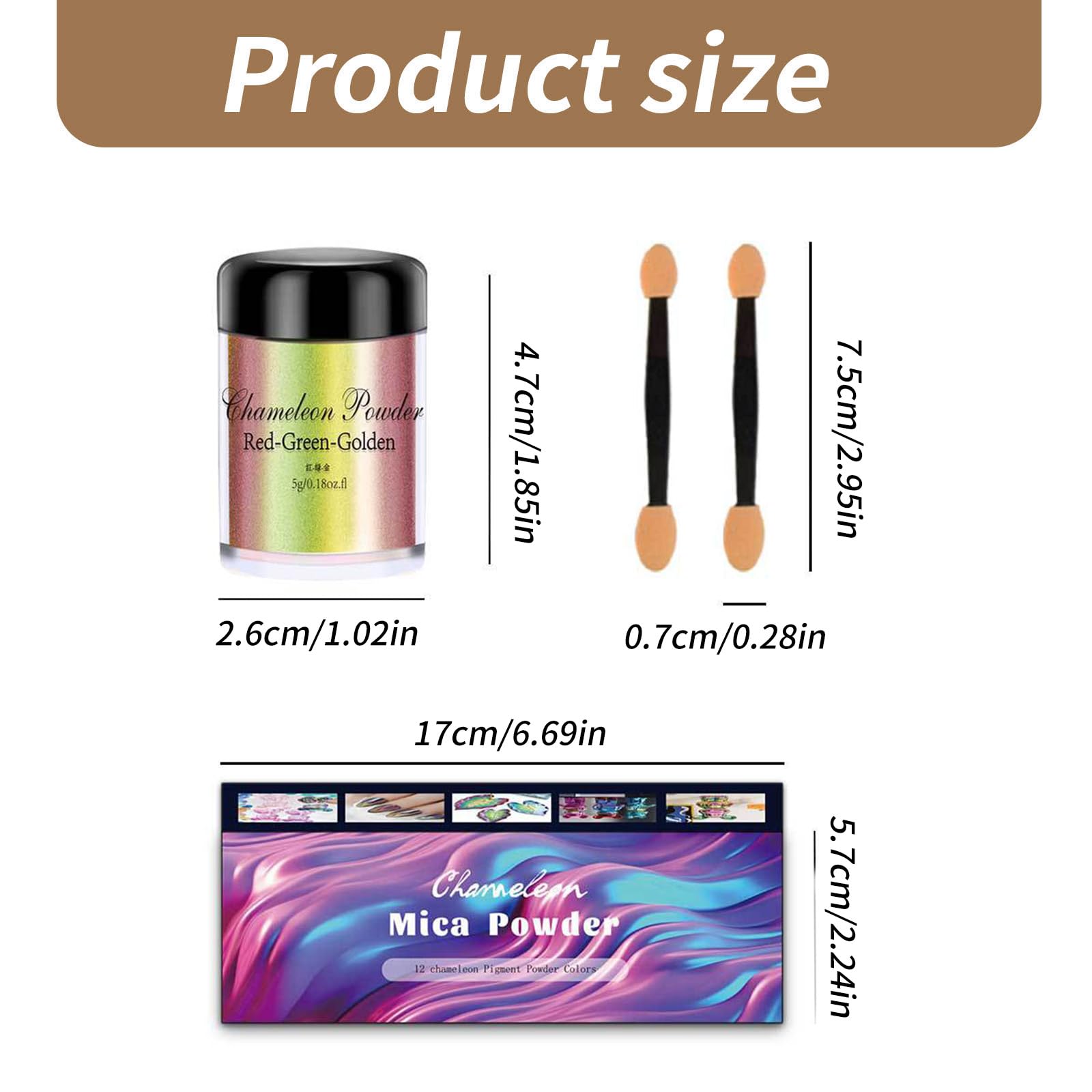 Selezione di pigmenti colorati in 12 colori distintivi per gioielli in resina e sforzi artistici per unghie accessori per nail art