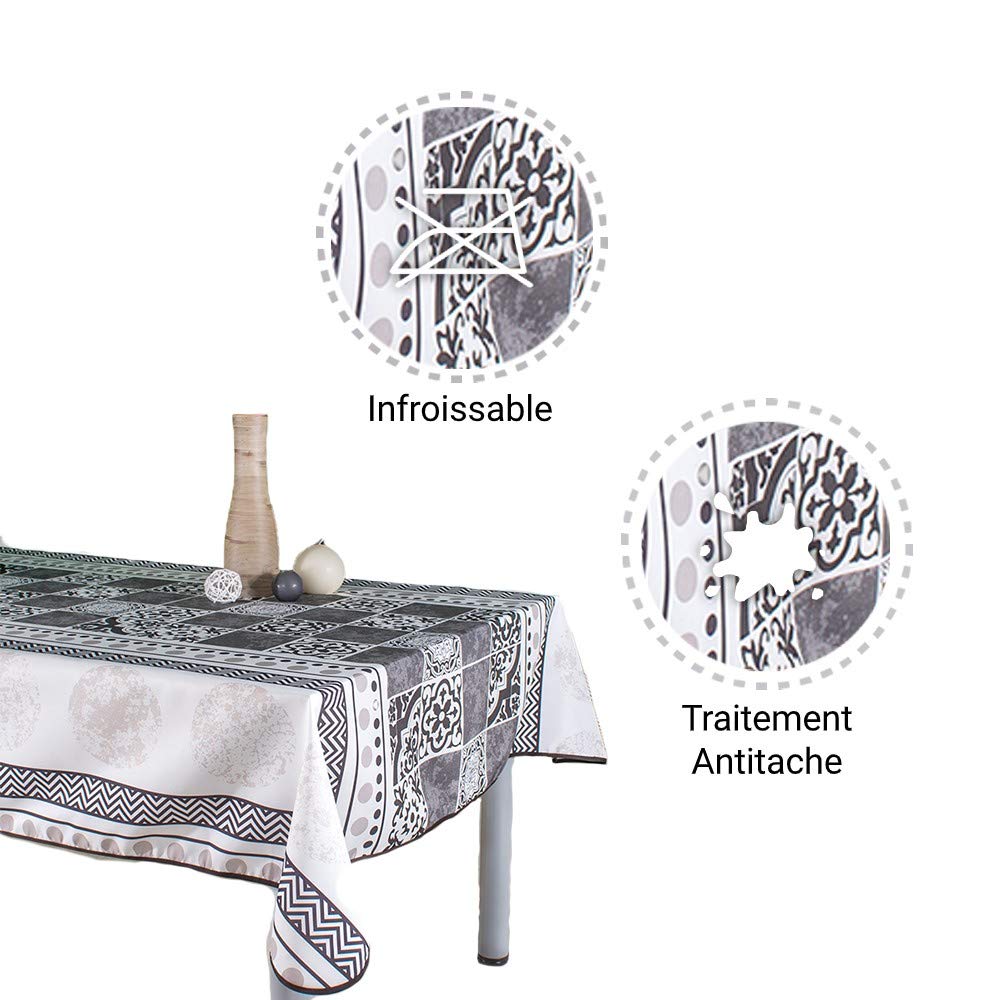 Arwllzz Tovaglia Tavolo Quadrata Blu Navy 100x100 Antimacchia Tovaglia Copri Tavolo Cucina Elegante Lavabile Tovaglie Copri Tavolo da Interno Effetto Lino per Cucina Ristorante Giardino Esterno
