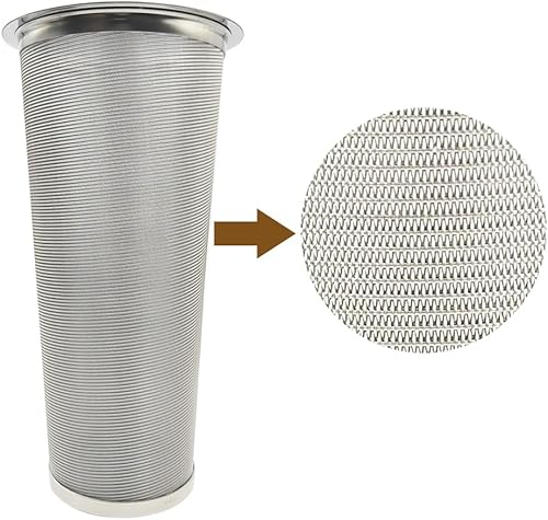 Miniatura 4 de Filtro de café frío para tarro Mason de boca ancha de 1 cuarto de galón32 oz de acero inoxidable 304 Filtro de malla de 100 micrones para cafetera