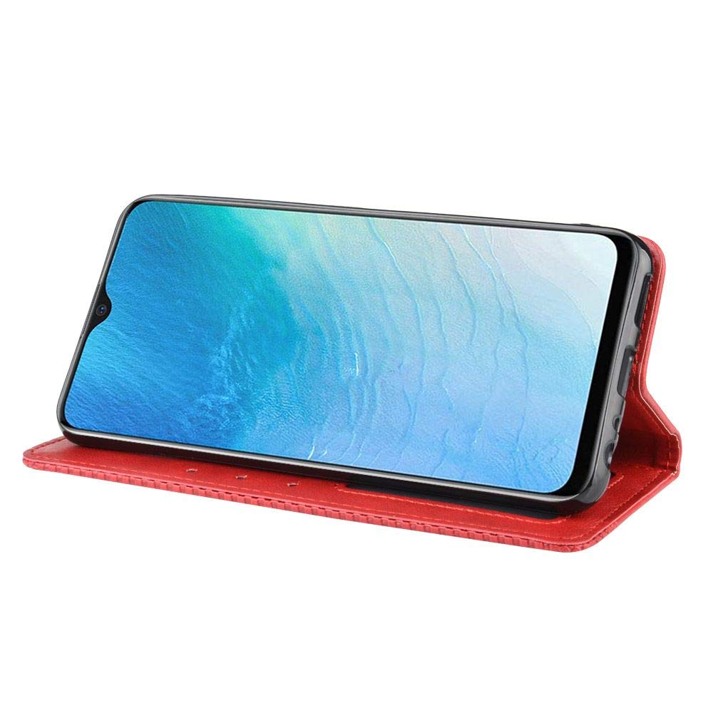 ILING Cover per Vivo Y19s, Custodia a Premium Pelle PU Portafoglio Caso, Ultra Sottile Antiurto Flip Cover con Slot per Scheda/Supporto/RFID Blocking (Blu
