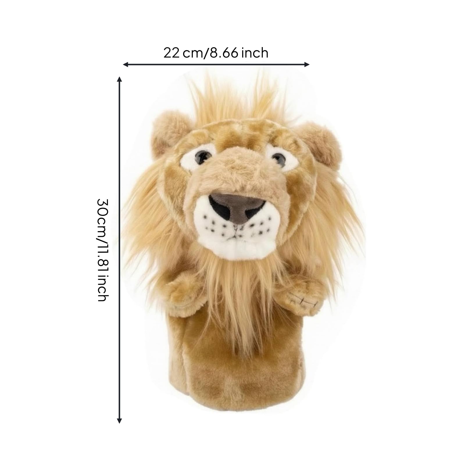 Qianly Cubierta de Cabeza de Madera de Golf de Flamenco con Protección Antigolpes y Diseño de Animal de Peluche para Driver