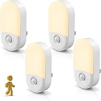 Vista 12 de L LOHAS LED Luz nocturna con sensor de movimiento, paquete de 2, luz nocturna activada por movimiento, luces nocturnas enchufables a la pared, 3CCT