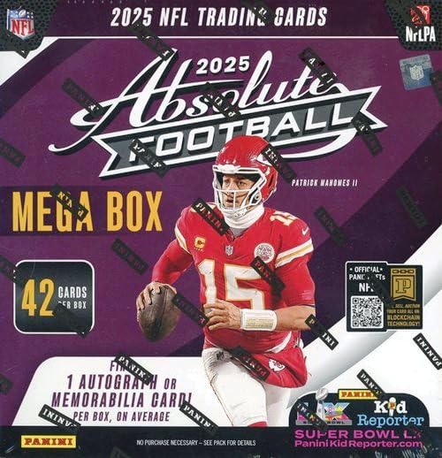 Amazon.com: 2025 Panini ABSOLUTE Football HUGE Factory Sealed MEGA