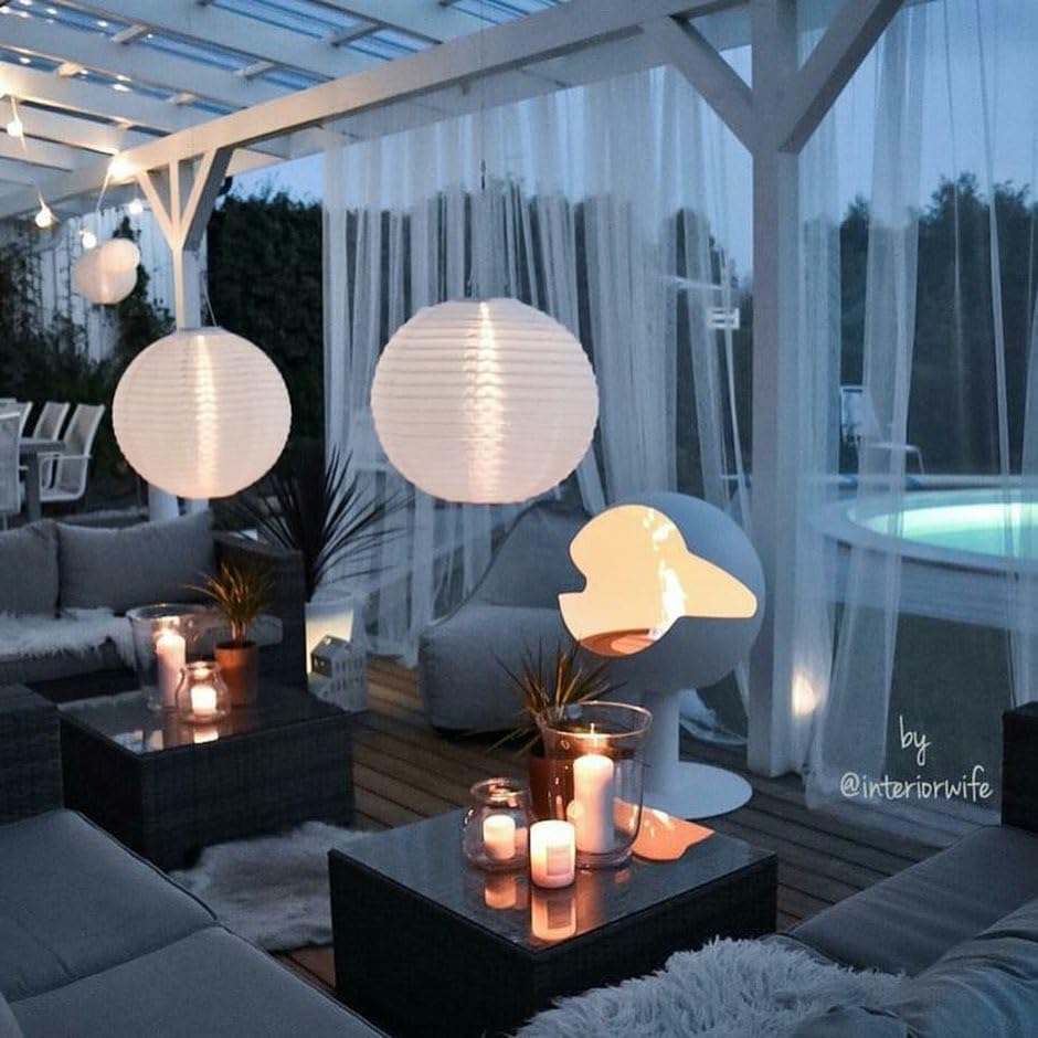Amazon.com: Paper Lantern Lights Battery Operated - Hanging LED