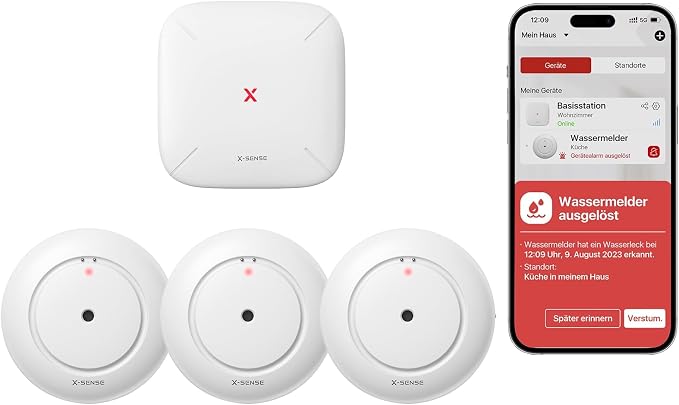 X-Sense smarter Wassersensor Produktbild