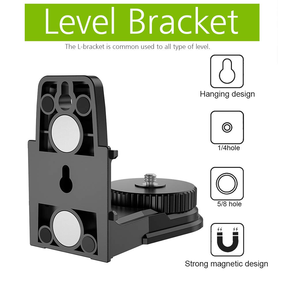 L-Shape Laser Level Adapter - Magnetic & Adjustable -2 L-Shape Laser Level Adapter - Magnetic & Adjustable -2