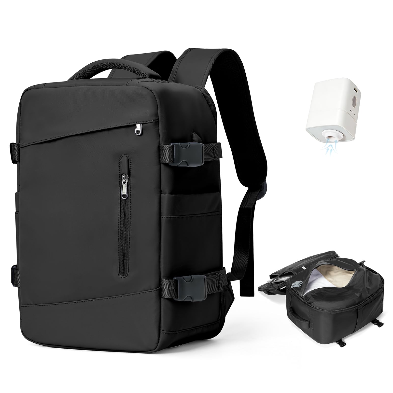 SZSYCN Vacuum Backpack Travel Bag With Pump Ryanair Cabin Bags 40x30x20 Underseat Ryan Air Hand Luggage 40 x 20 x 25 Carry On Baggage For Flights Backpack With Compression System — view 37