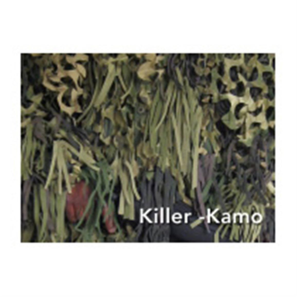 CamoSystems Jackal Sniper Suits - Ghillie Short Hooded Jacket with Trousers, XL/2X 46-52C,40-46W, Killer Kamo