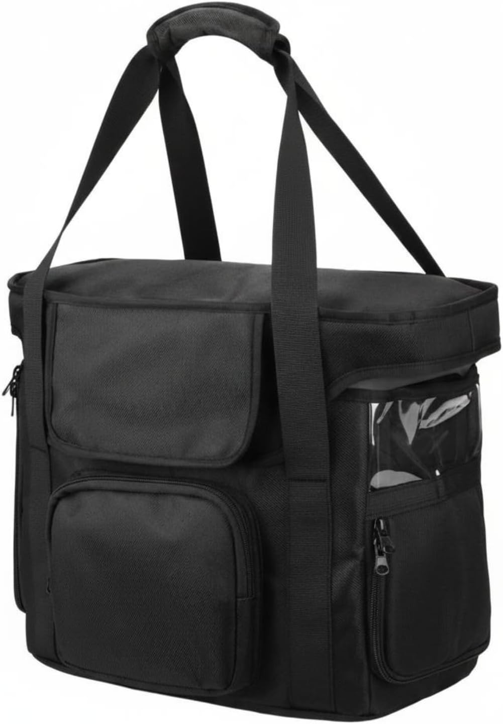 Portable Organizer Station Travel Holder Equipment Carrier Zippered Bag with Oxford Cloth Structure and Flexible Carry Options Suitable for Commuting Packing Use
