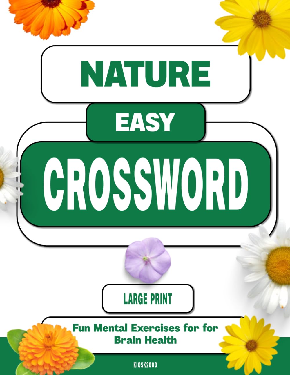 Nature Easy Crossword Puzzle Book for Alzheimer’s Patient: Enjoyable Exercises for Adults with Dementia, Alzheimer’s, or Cognitive Decline