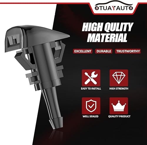 Miniatura 7 de OTUAYAUTO - Boquillas para limpiaparabrisas para Chrysler, Dodge, Jeep, Ram