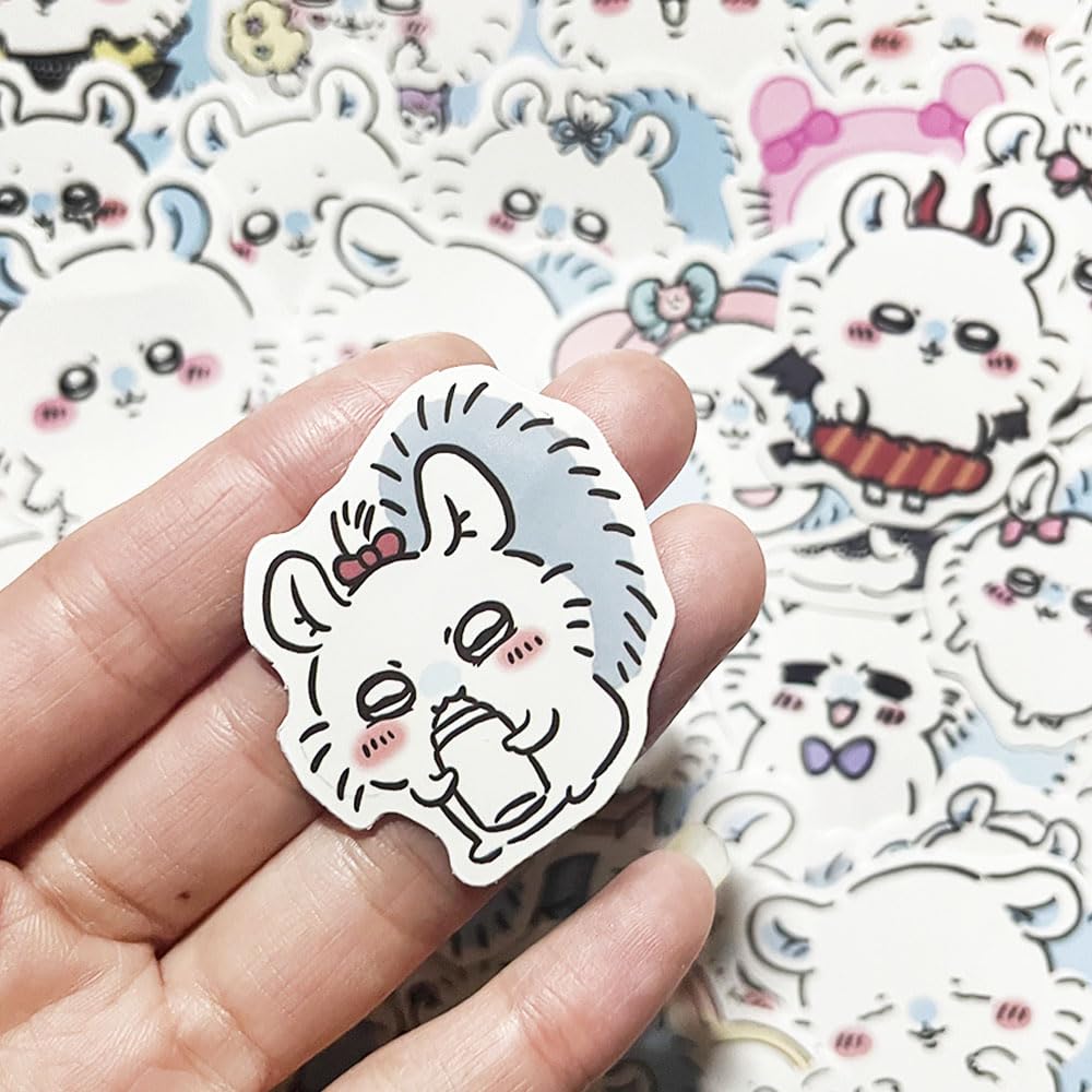 Amazon | ミニモモンガ ステッカー50枚セット 可愛い ももんが 漫画