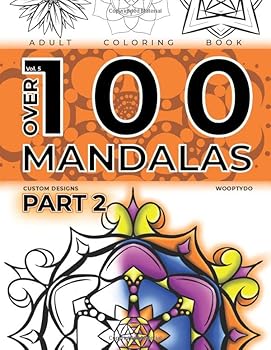 Paperback OVER 100 Mandalas- Part 2: Coloring Book