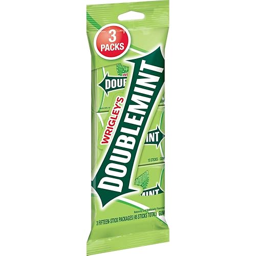 Wrigley goma de mascar Doublemint 45 unidades Wrigley goma de mascar Doublemint 45 unidades