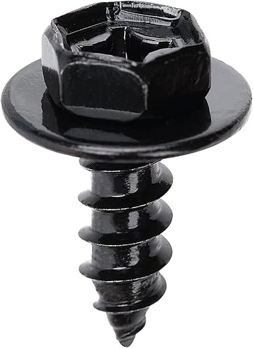 OAUTOO 30 piezas M6-0.096x0.748 in cubierta de parachoques Splash Shield Mud Gurad Flap Tornillos para 90159-60498 Toyota y Lexus