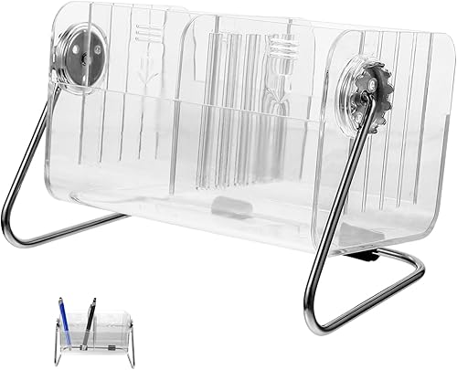 TEHAUX Organizador de escritorio pequeño organizador de bolígrafo giratorio lindo suministros de oficina Accesorios de armario Accesorios para