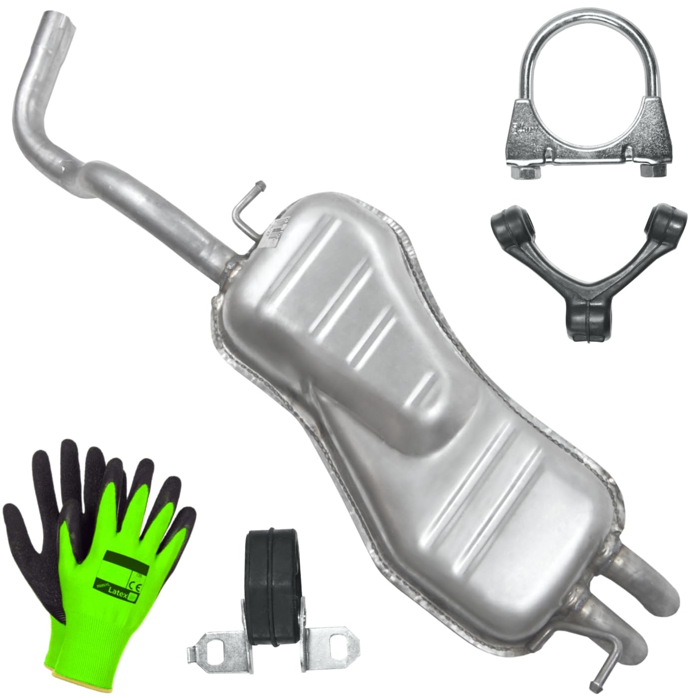 POLMOstrow Auspuff für VW Golf 4 IV 1997-2004