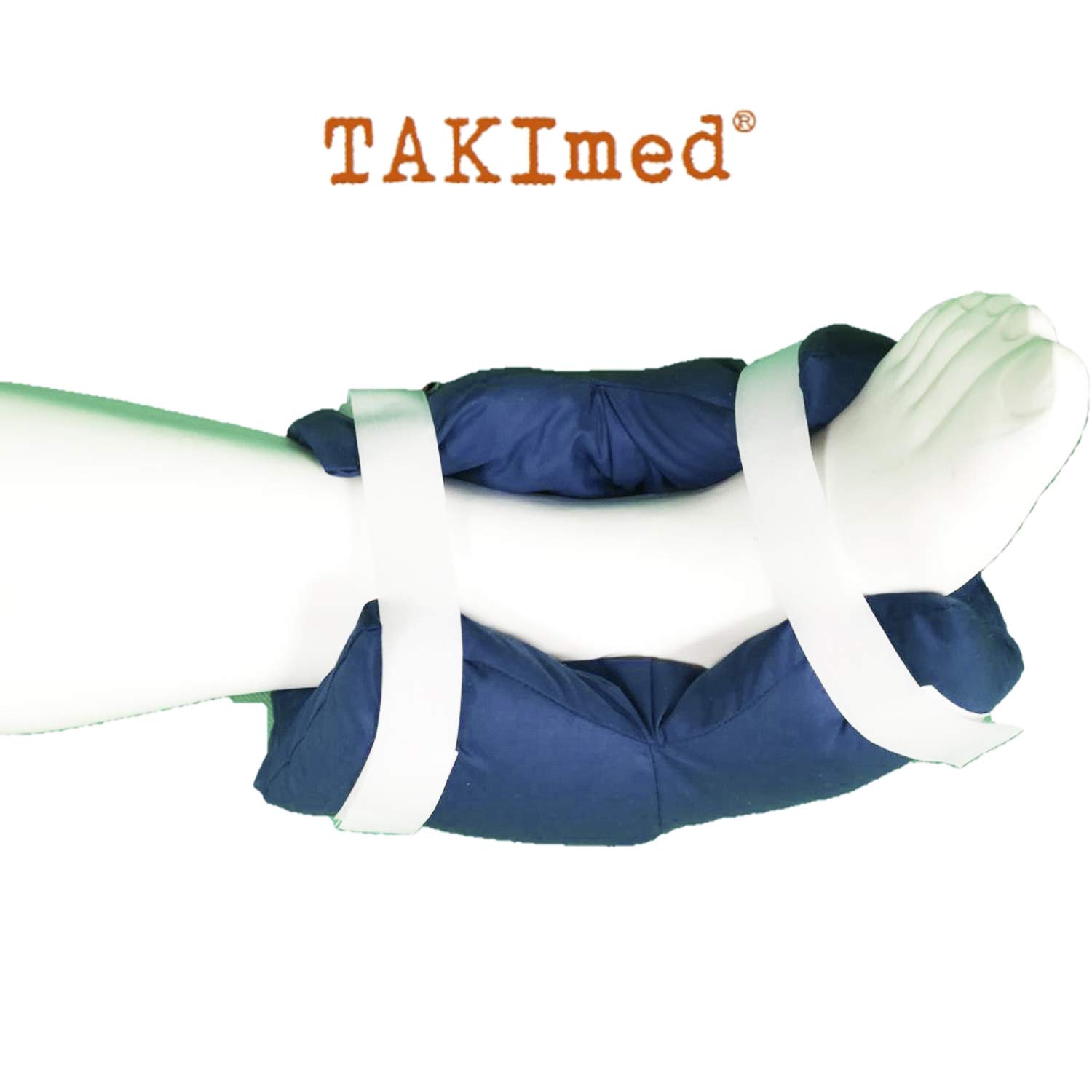 TAKIMED Talonera de Fibra Hueca Siliconada, Antiescaras, Coderera de Fibra Hueca Siliconada, Talla única, ambidiestra, Producto Ortopédico, Fabricado en Italia.