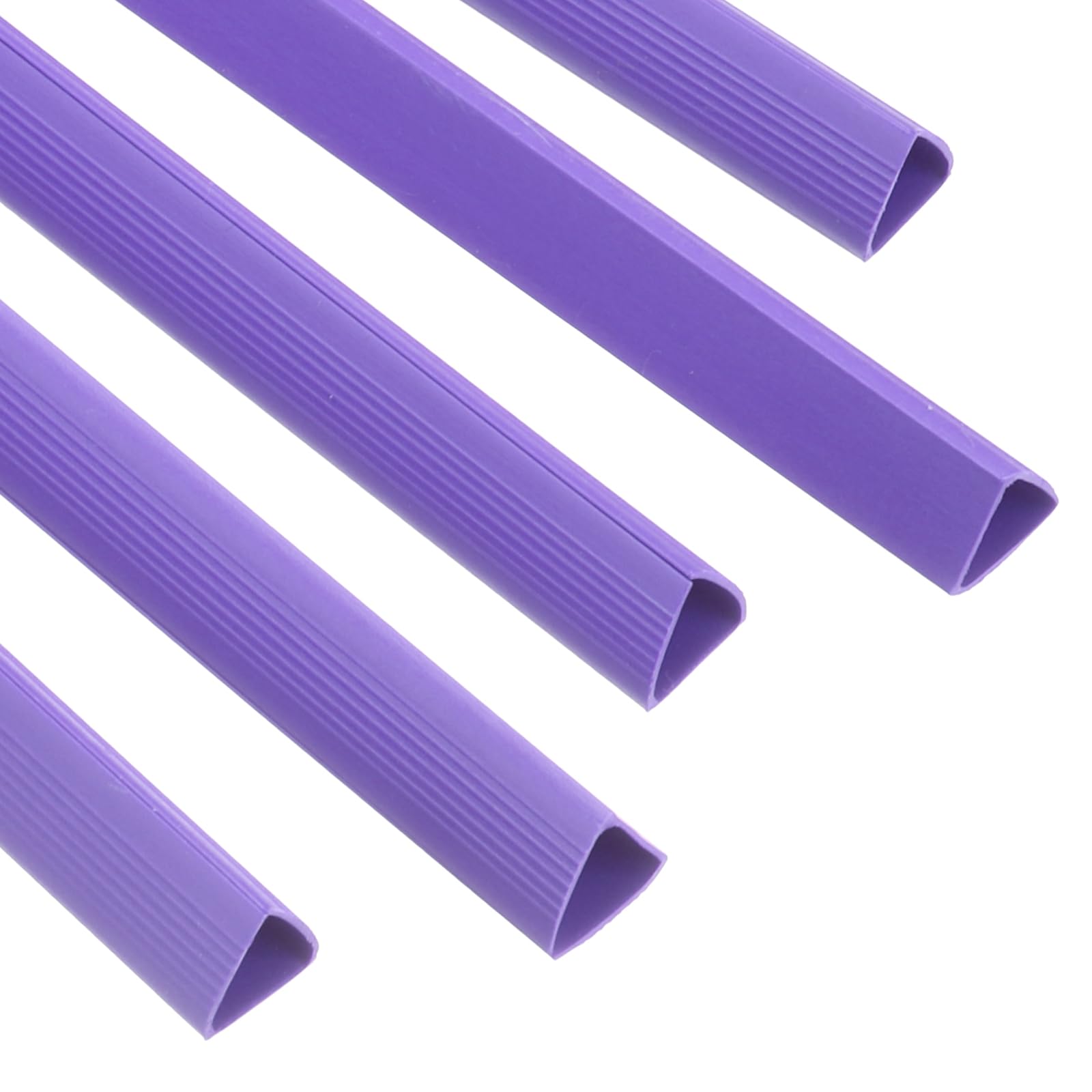 PATIKIL 30Pcs Binding Bars, 13x15mm Binding Bars Slide Grip 120 Sheets Capacity A4 Size Report Binder Presentation Binder for Study Office Report Cover Resume, Purple