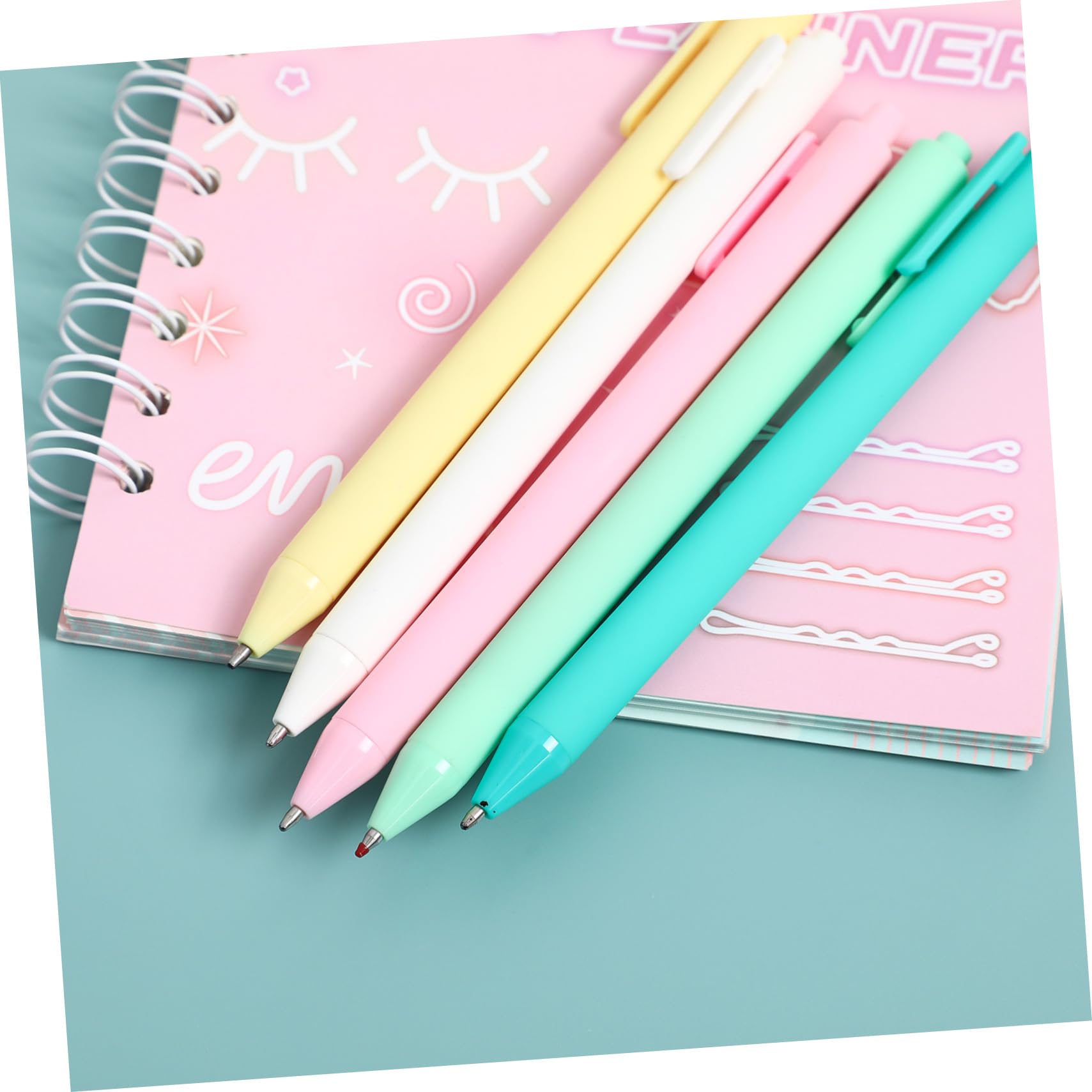 80 pièces Stylos Gel Rétractables Multicolores Prise Confortable pour Bureau et Signature