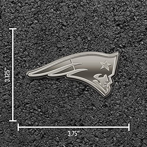 Image of Rico Industries NFL Football Standard Oval Antique Nickel Auto Emblem for Car /Truck /SUV