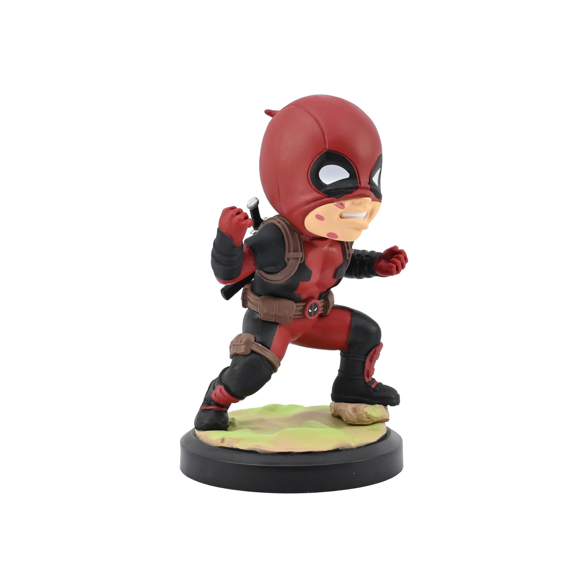 YuMe Deadpool Imitating Someone, 4.2" Mini Figure Collectible in Hero Window Box, Red, 9 cm - Image 2