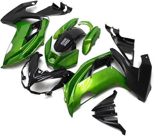 Miniatura 2 de Kit de carenado negro verde para 2012 Kawasaki Ninja 650R 2013 2014 2015 2016 ABS inyección de plástico cuerpo EX650 12 16