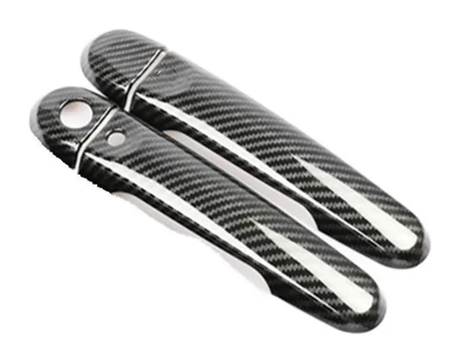 Hckclmbmzw Style2 For Infiniti For Esq 2010-2019 Chrome Carbon Fiber Door Handle Covers Accessories Stickers Car Styling Decal Door Handle Cover(Style2)