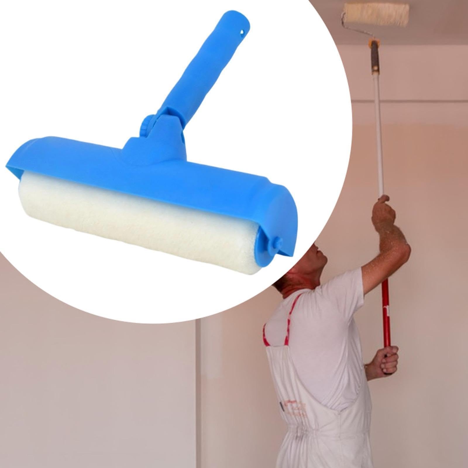 4x Rullo per Pittura a Soffitto, Strumento per Applicazione di Pittura, Facile Da Usare, Testa Regolabile, Pittura Murale Senza Gocciolamento