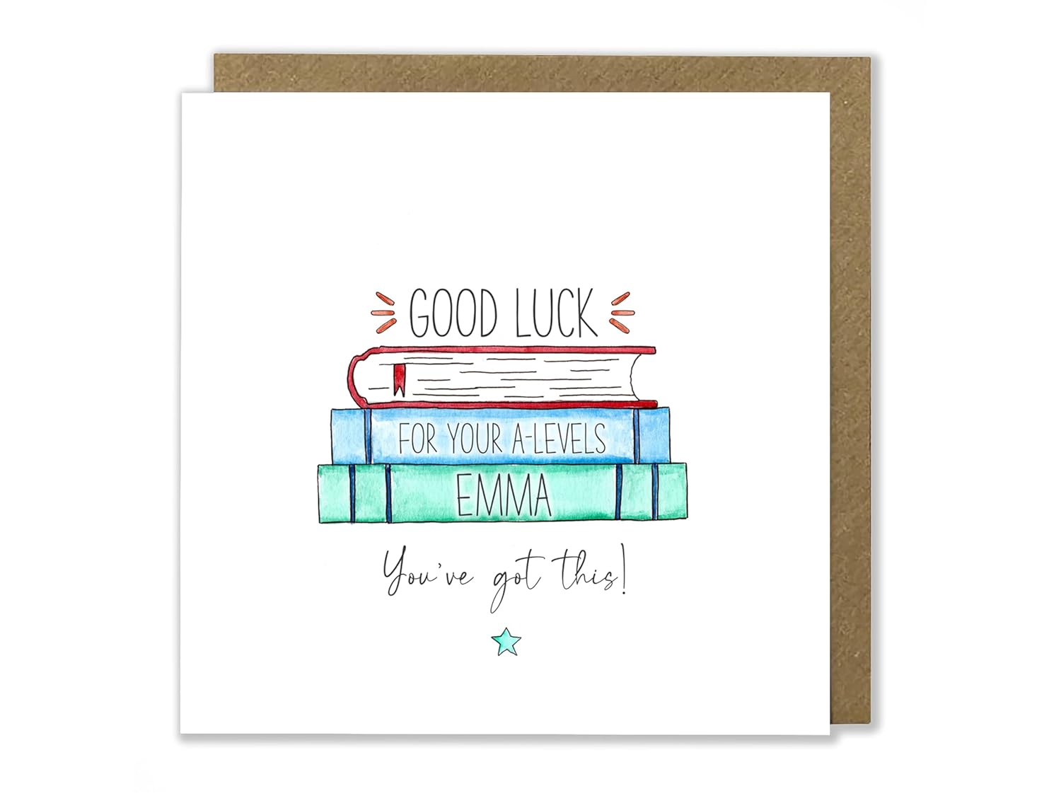 Personalsed Exam Good Luck Treat Box/ SATS/ GCSES/ 11 A Levels Good Luck Treat Box Letterbox