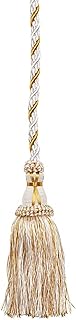 Needzo White Gethsemane Cincture - 158 Inches L, 100% Polyester, Gold Thread Detail