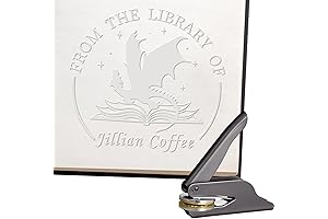 Personalized Book Stamp Embosser: Capture Your Literary Legacy