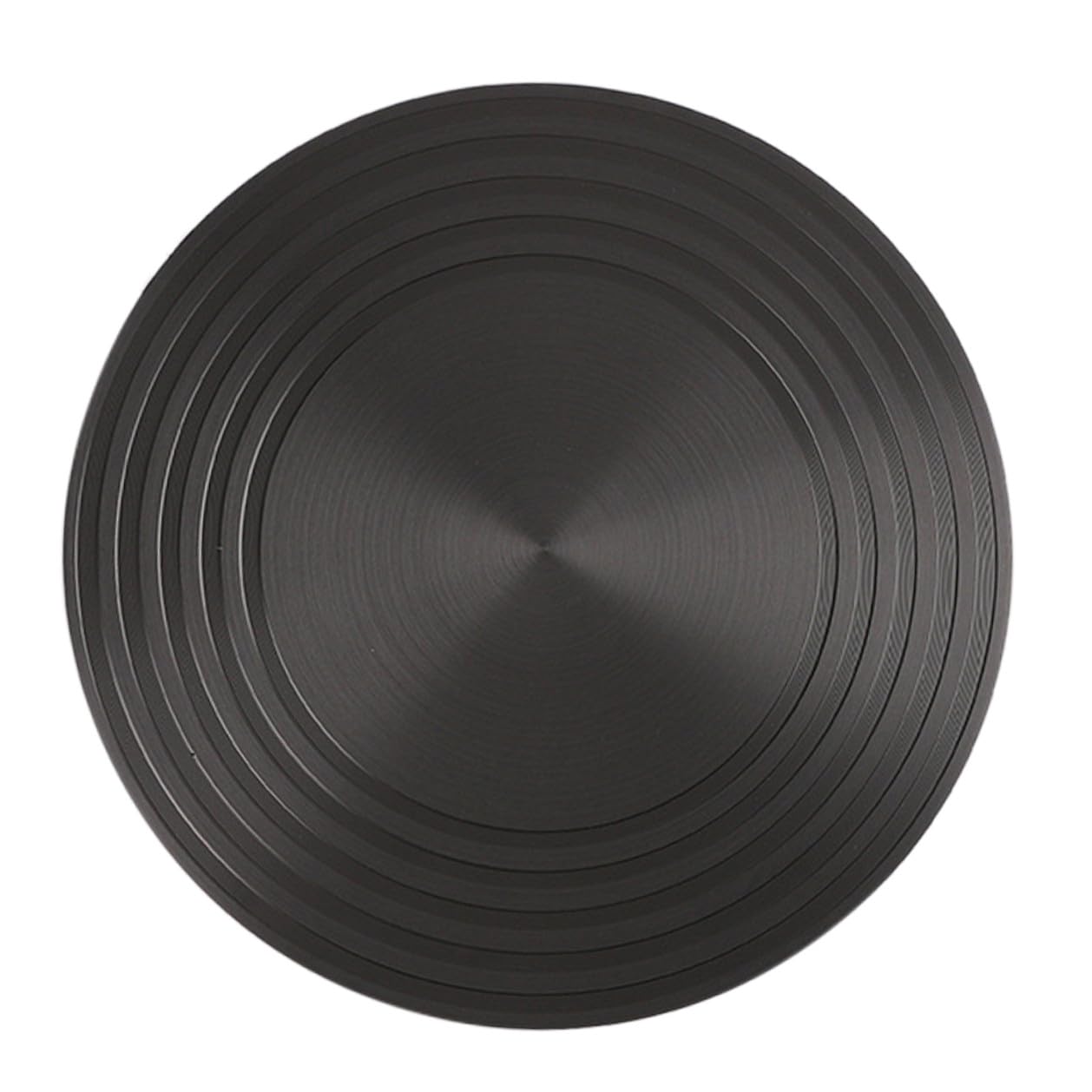 Difusor de Descongelación Rápida para Estufa de Gas de Calor de Aluminio Negro Bandeja Redonda de 28 Cm Que Ahorra y Protege Ollas en Cocina