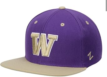 Zephyr Z11 6-Panel Superstar Snapback Cap - NCAA ZHATS Flat Bill, One Size Adjustable Baseball Hat