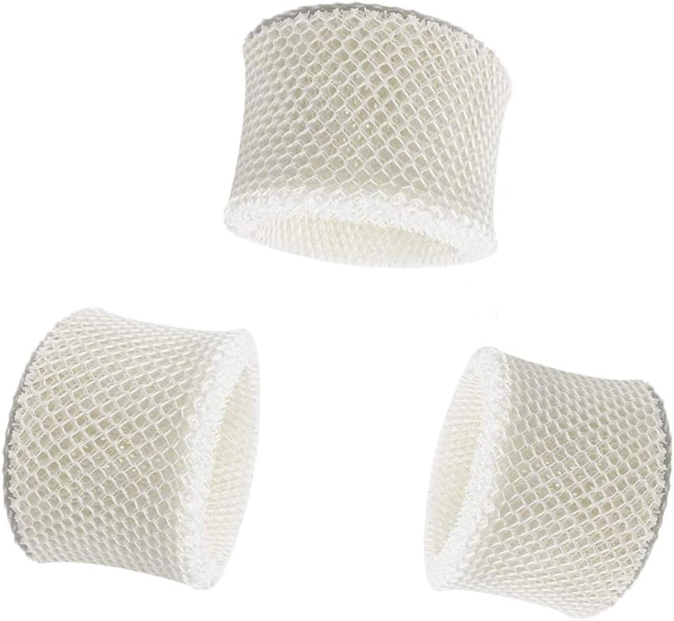 SaferCCTV 3Pcs Humidifier Wicking Filters HC-888 HC-888N Replacement Wick Filters Compatible with HCM-890 & Duracraft DH888, DCM200 & DH890 Series