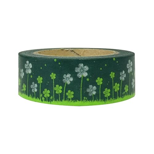 Vista 16 de Wrapables Cinta adhesiva Washi colorida, peonías moradas metálicas