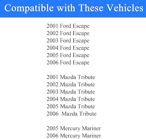 Miniatura 2 de Tanque de depósito de refrigerante del motor delantero 603-205 con sensor y tapa compatible con Ford Escape 2001 - 2006  Mazda Tribute 2001 - 2006