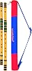 2 Bansuri Combo Set Scale G Base & C Natural Medium Bamboo Flutes Tuned 440hz With Carry Bag